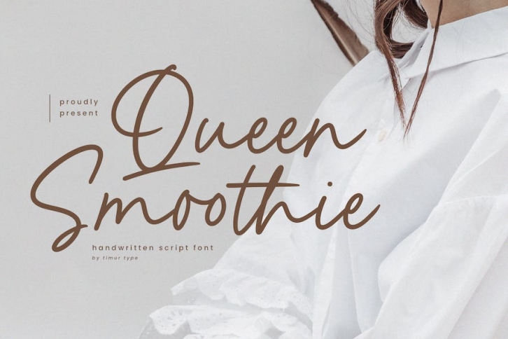 Queen Smoothie - Handwritten Script Font TT Font Download