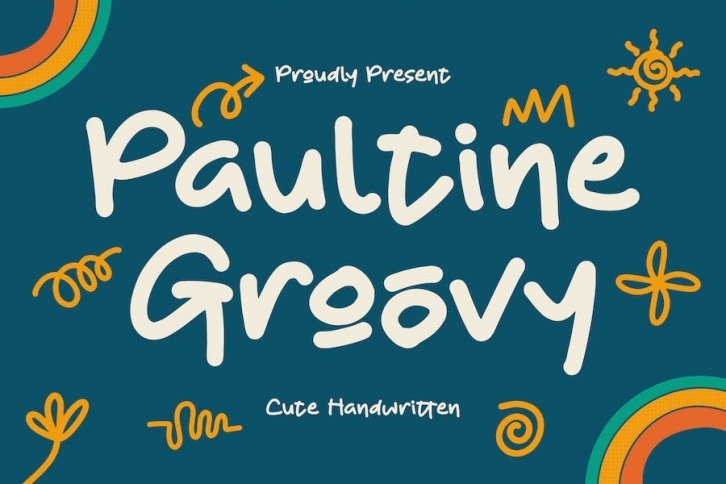 Paultine Groovy Handwritten Font Font Download