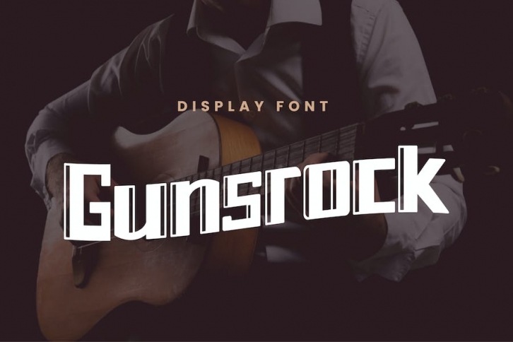 Gunsrock Display Font Font Download