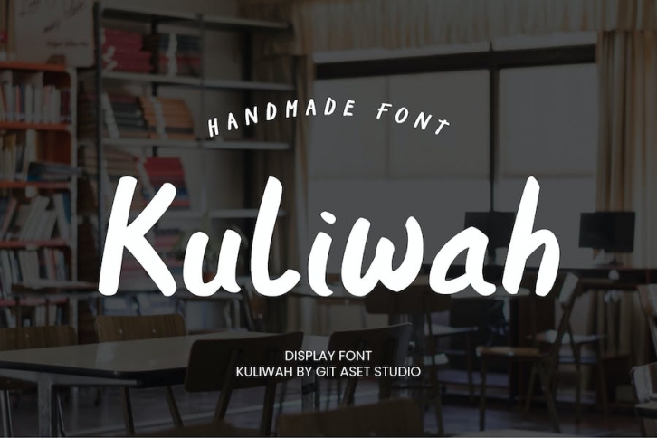 Kuliwah - Display Brush Font Font Download