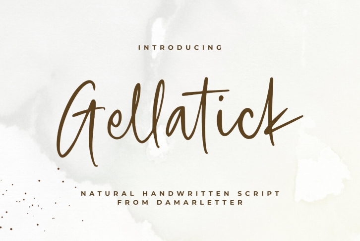 Gellatick Font Font Download