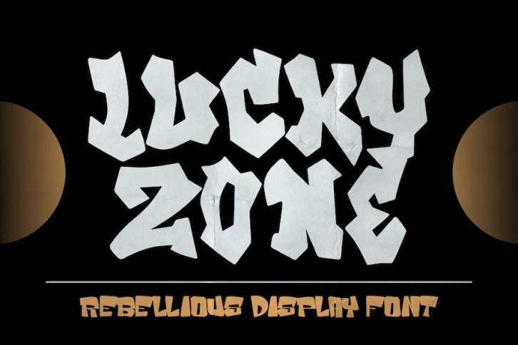 Lucky Zone - Rebellious Display Font Font Download