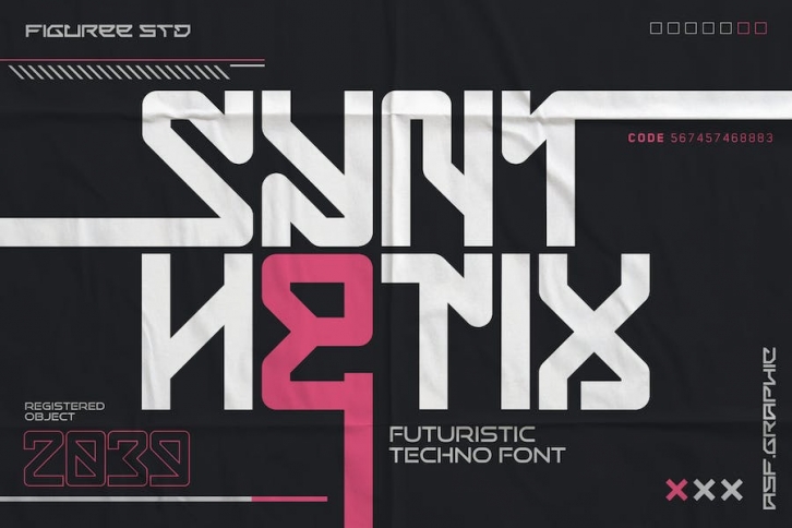 Synthetix - Futuristic Techno Font Font Download