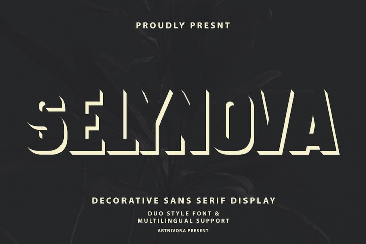 Selynova - Decorative Font Font Download