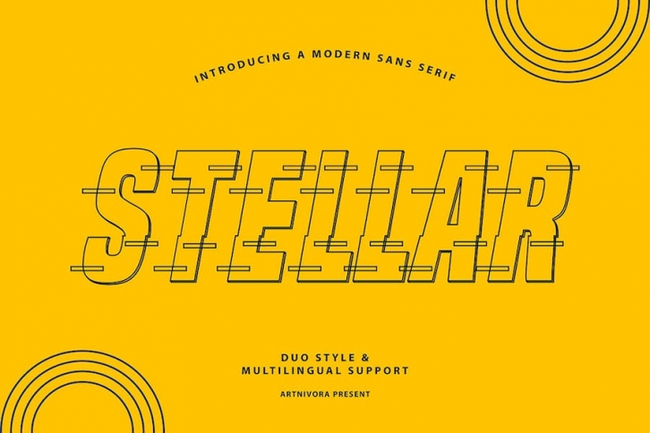 Stellar - Decorative Font Font Download