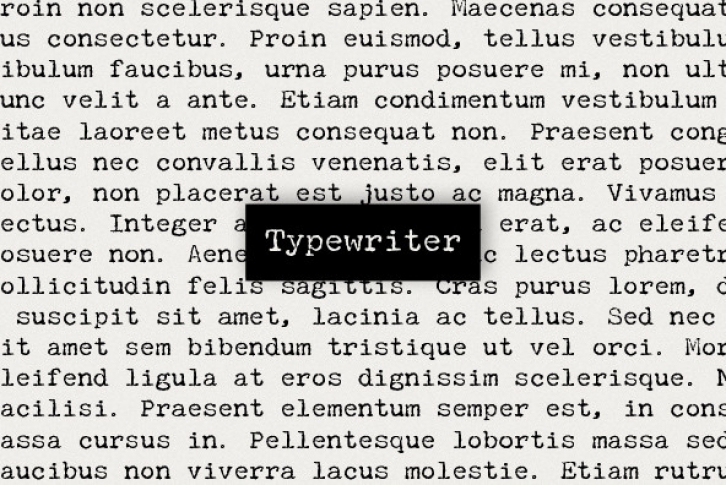 P22 Typewriter Font Font Download