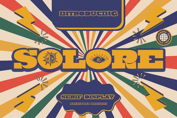 Solore - Serif Display Font Font Download