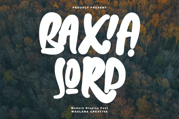 Baxia Jord Modern Display Font Font Download