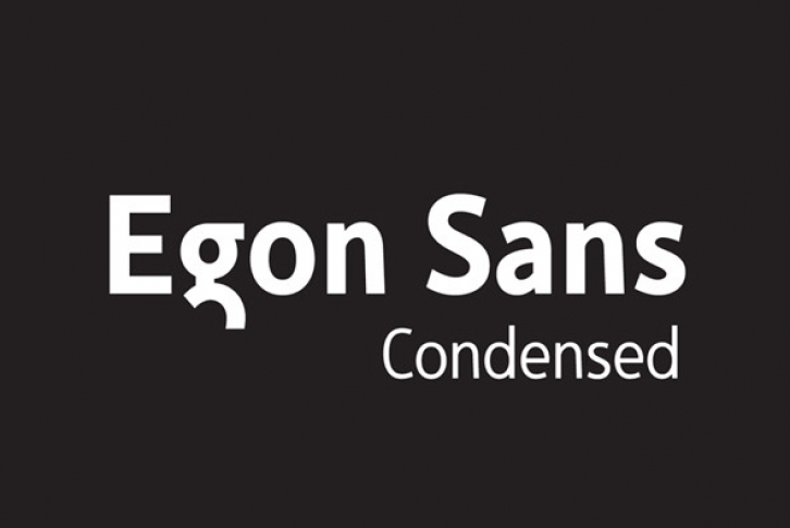 Egon Sans Condensed Font Font Download