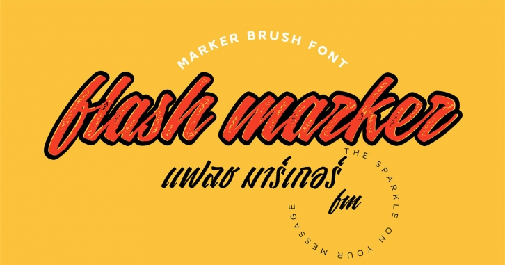 Flash Marker Font Font Download