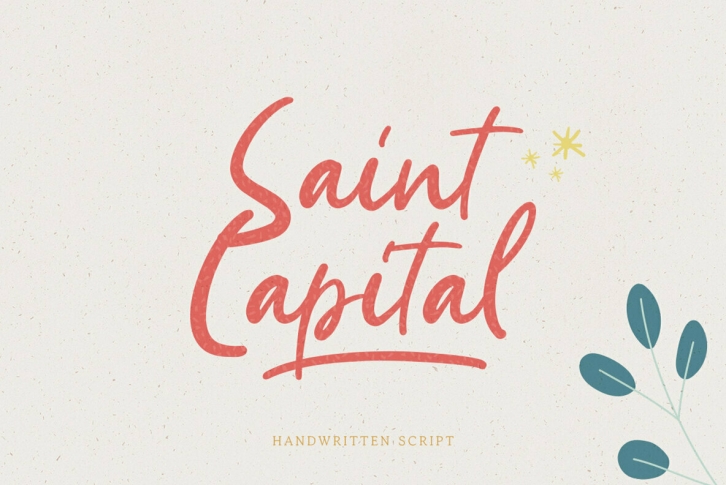 Saint Capital Font Font Download