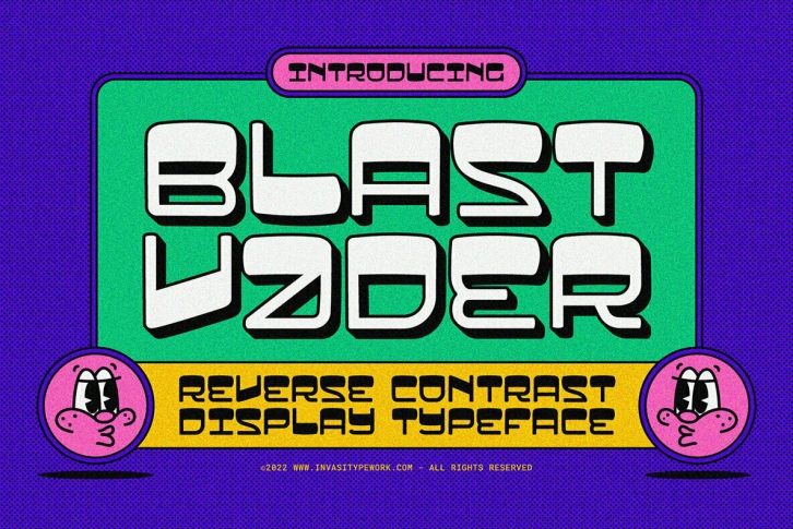 Blastvader Font Font Download