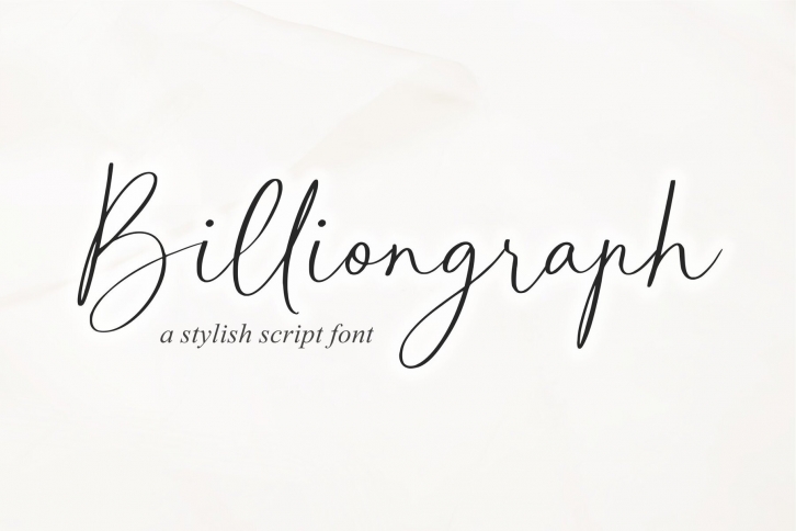 Billiongraph Font Font Download