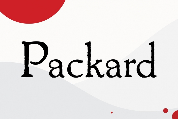 Packard Font Font Download