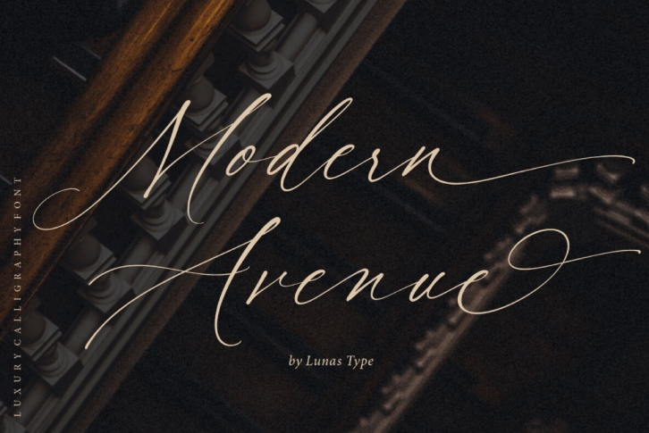 Modern Avenue Font Font Download