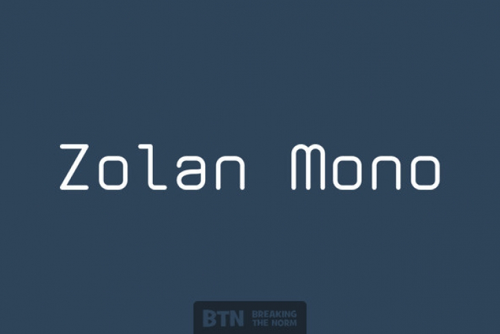 Zolan Mono Font Font Download