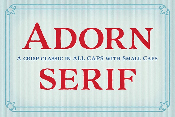 Adorn Serif Font Font Download
