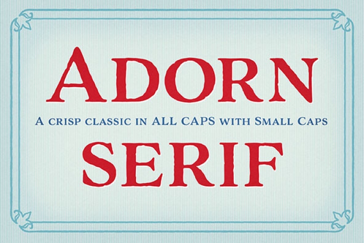 Adorn Serif Font Font Download