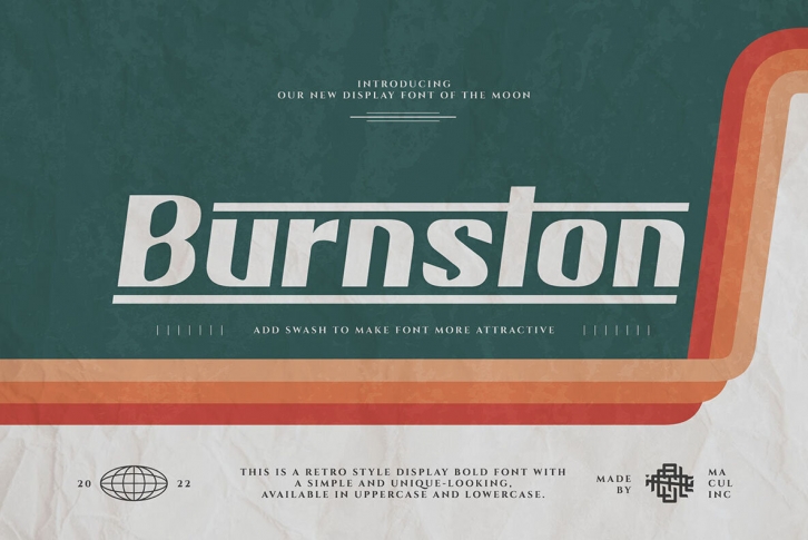 Burnston Font Font Download