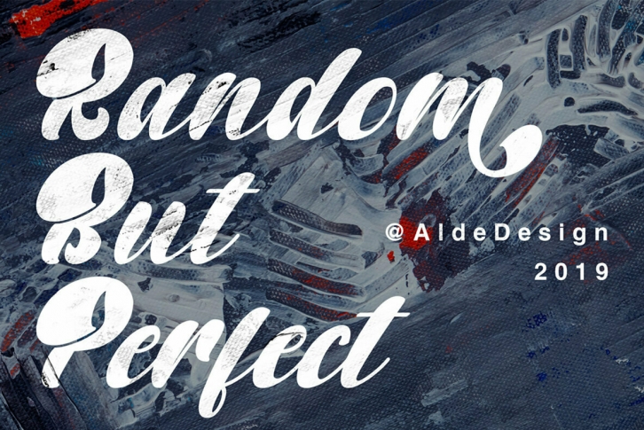 Random But Perfect Font Font Download