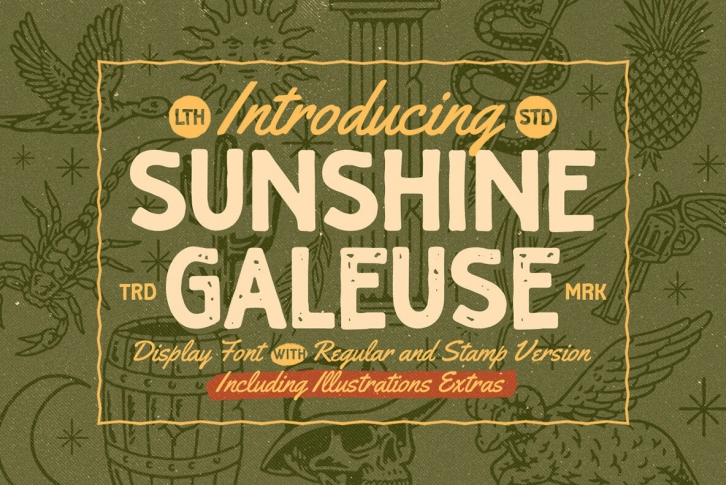 Sunshine Galeuse Font Font Download