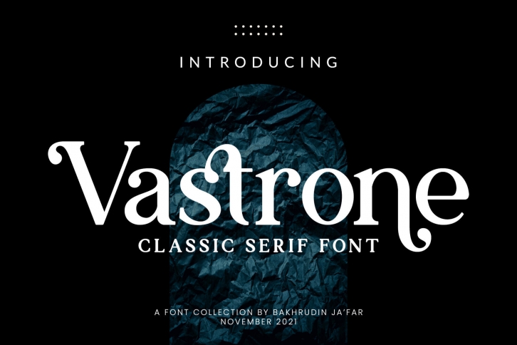 Vastrone Font Font Download