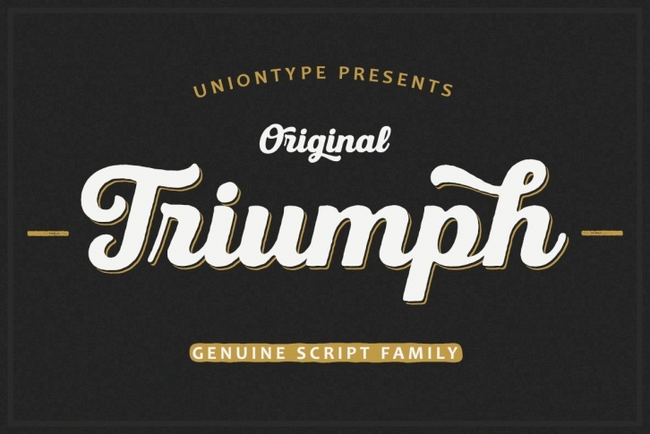 UT Triumph Font Font Download