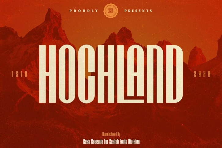 Hochland Font Font Download