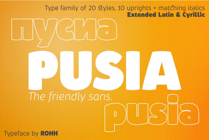 Pusia Font Font Download