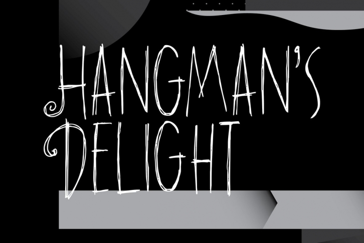 Hangmans Delight Font Font Download