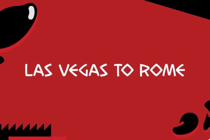 Las Vegas to Rome Font Font Download