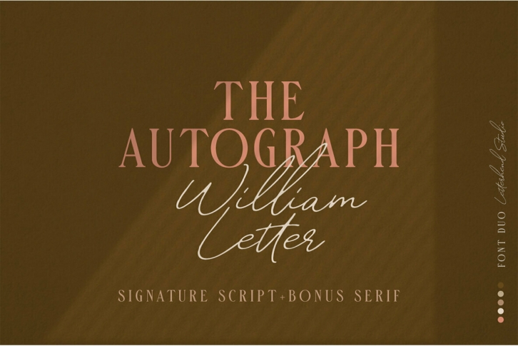 William Letter Duo Font Download