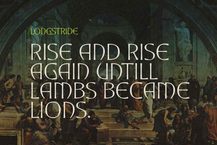 Longstride Font Font Download