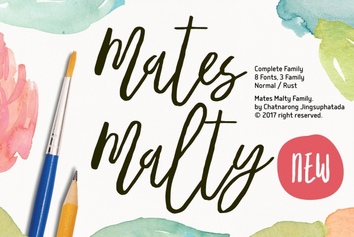 Mates Malty Font Font Download