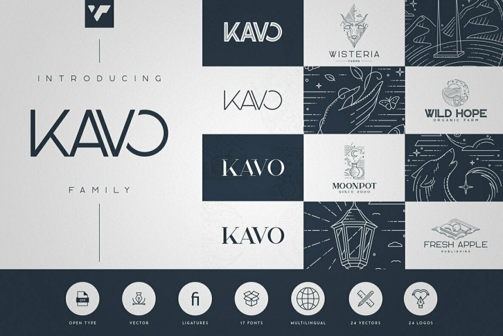 Kavo Family Font Font Download