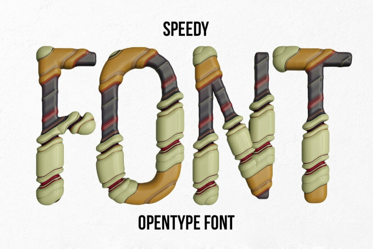 Speedy SVG Font Font Download