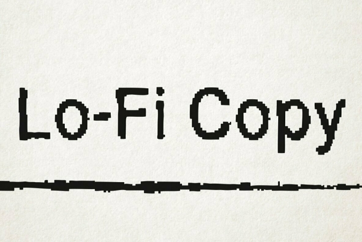 LoFi Copy Font Font Download