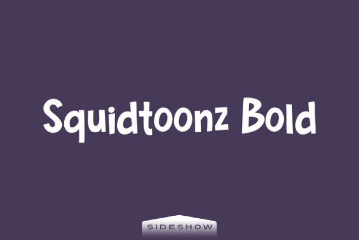 Squidtoonz Bold Font Font Download