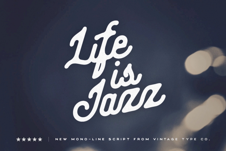 Life Is Jazz Font Font Download