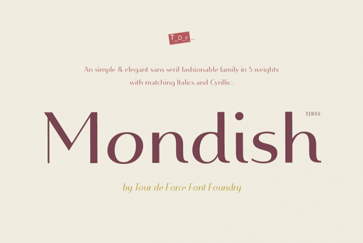 Mondish Font Font Download