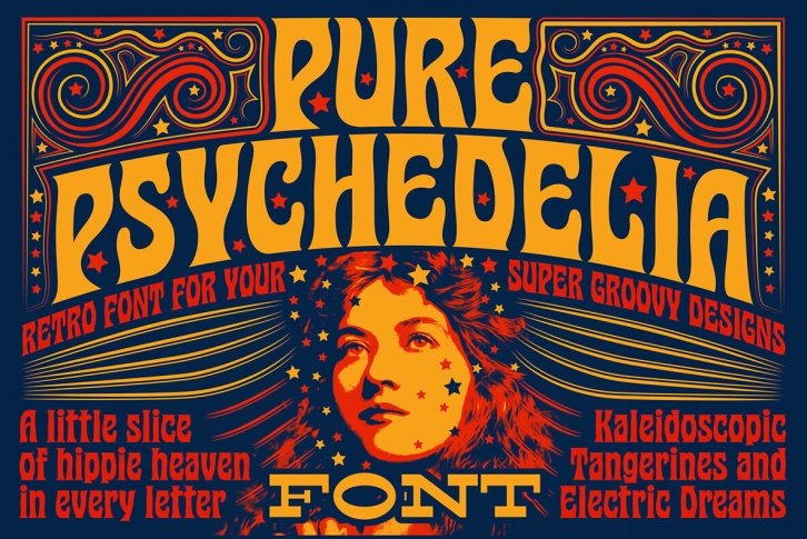 Pure Psychedelia Font Font Download