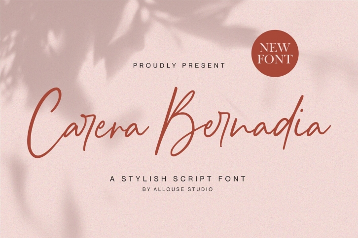 Carera Bernadia Font Font Download