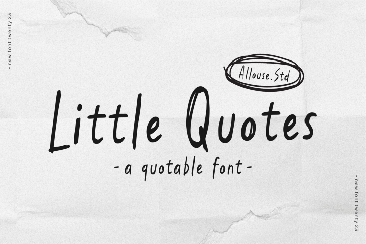 Little Quotes Font Font Download