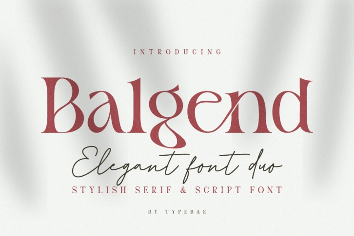Balgen Font Font Download