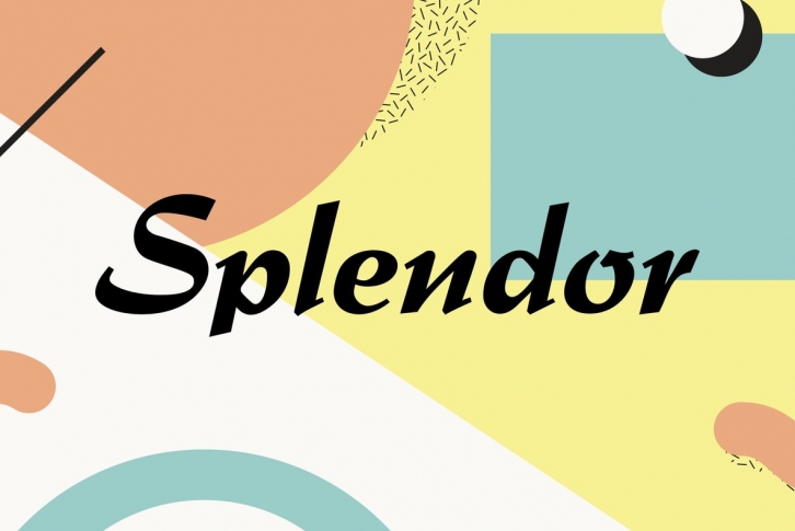 Splendor Font Font Download