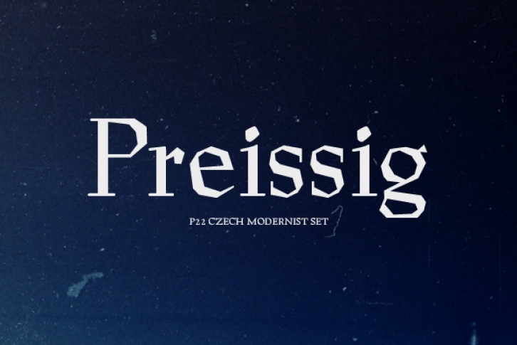 P22 Czech Modernist Set Font Font Download