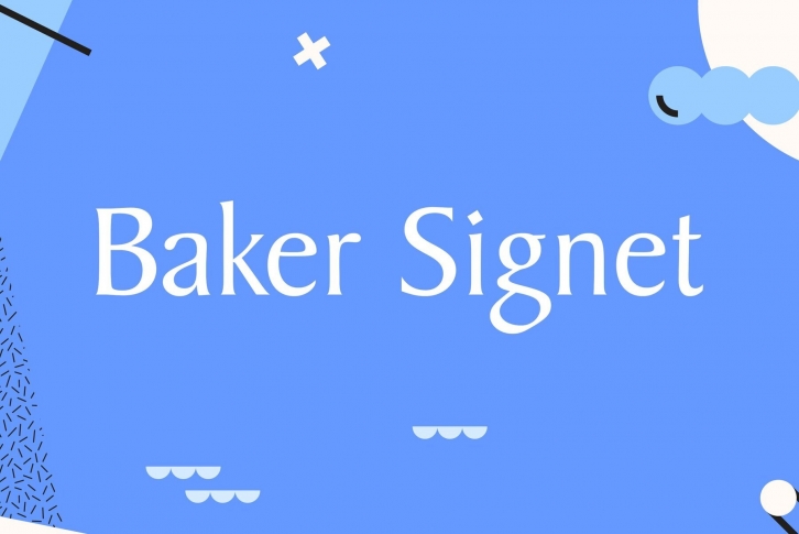 Baker Signet Font Font Download