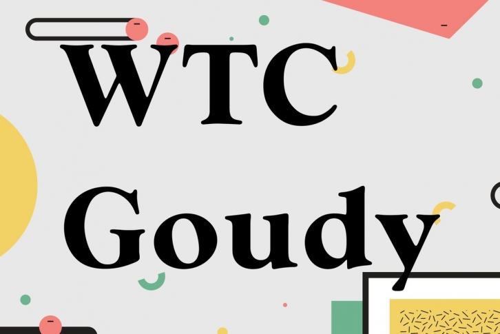 WTC Goudy Font Font Download