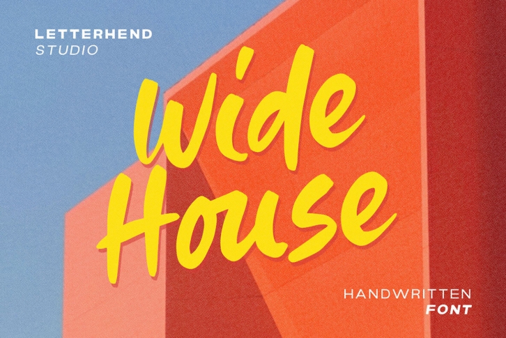 Wide House Font Font Download