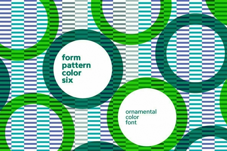 FormPattern Color Six Font Font Download
